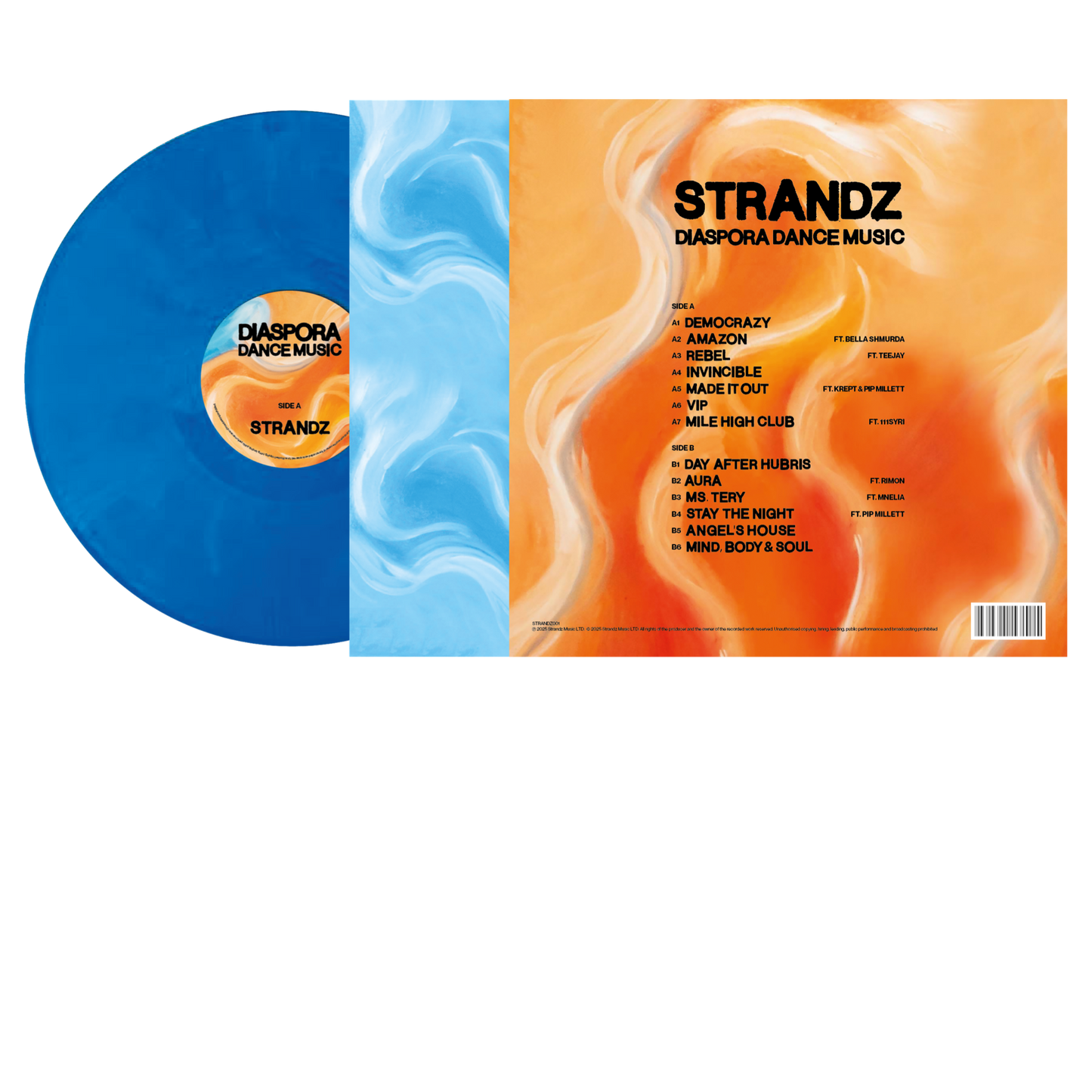 Strandz - Diaspora Dance Music - Sky Blue Vinyl